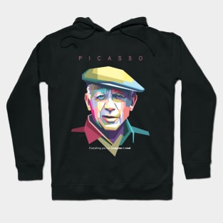 Pablo Picasso in WPAP Hoodie